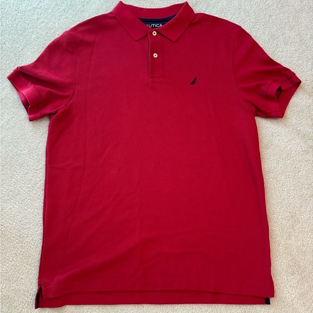 Men’s Nautica Collared Short Sleeve Shirt L
